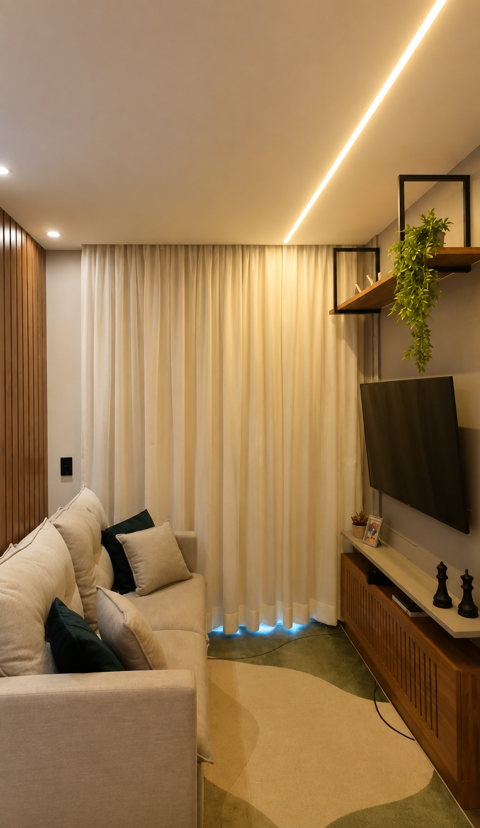 Cortina blackout para bloqueio de luz